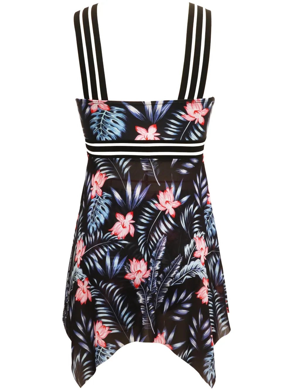 Cutout Printed Two - Piece Swim Set - MAD RUFFI