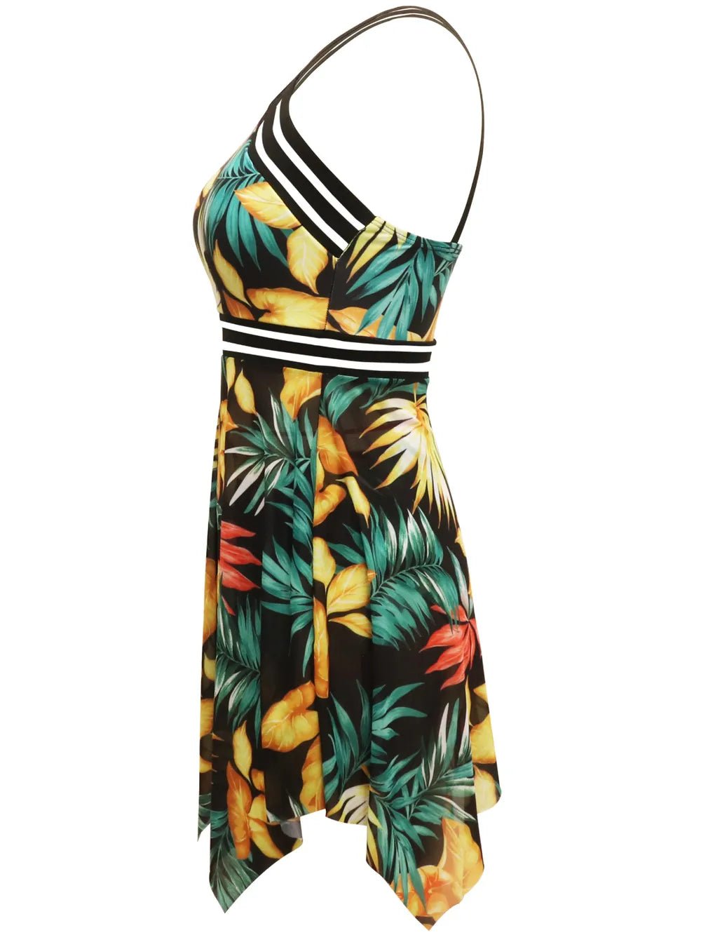 Cutout Printed Two - Piece Swim Set - MAD RUFFI