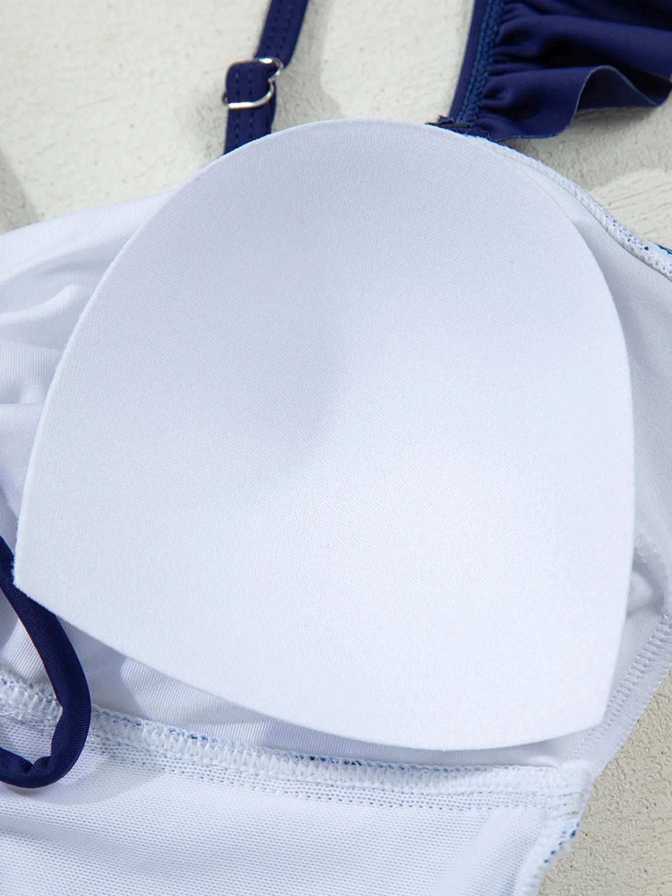 Cutout Ruffled Spaghetti Strap One - Piece Swimwear - MAD RUFFI