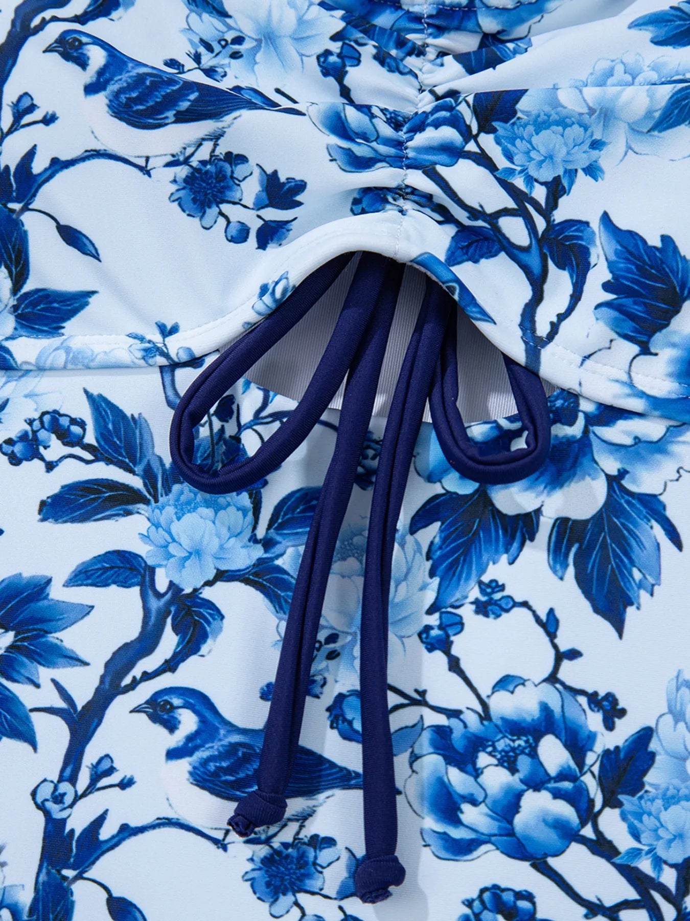 Cutout Ruffled Spaghetti Strap One - Piece Swimwear - MAD RUFFI