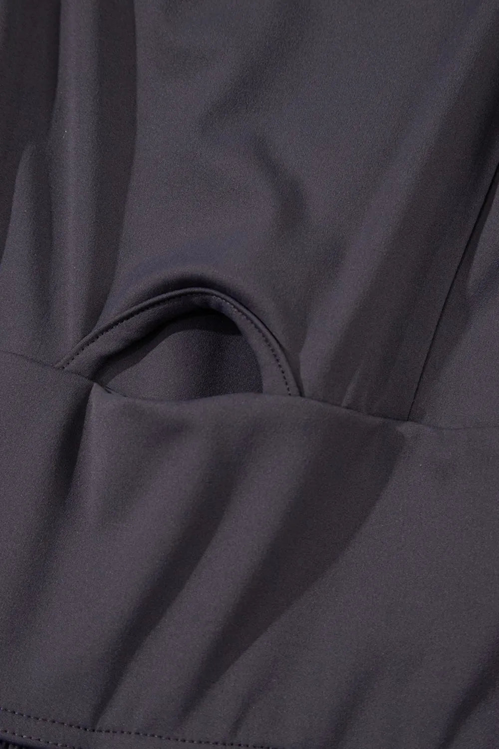 Cutout Square Neck Wide Strap Active Jumpsuit - MAD RUFFI