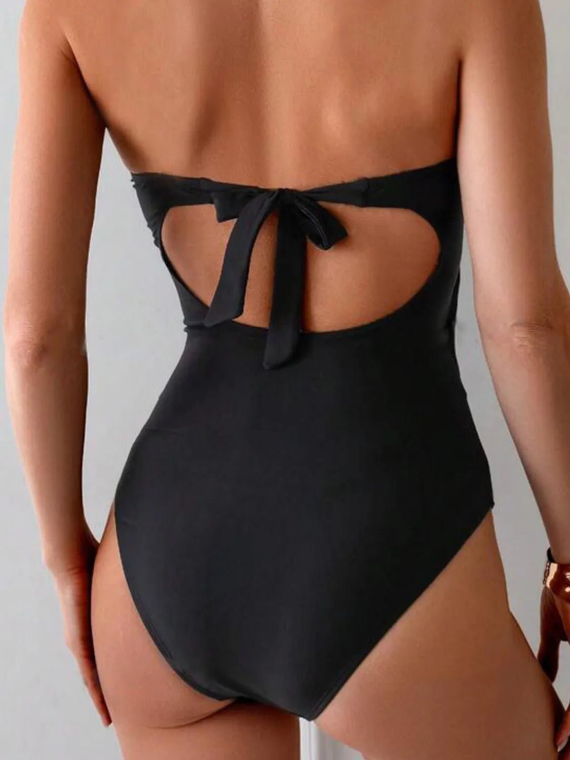 Cutout Sweetheart Neck One - Piece Swimwear - MAD RUFFI