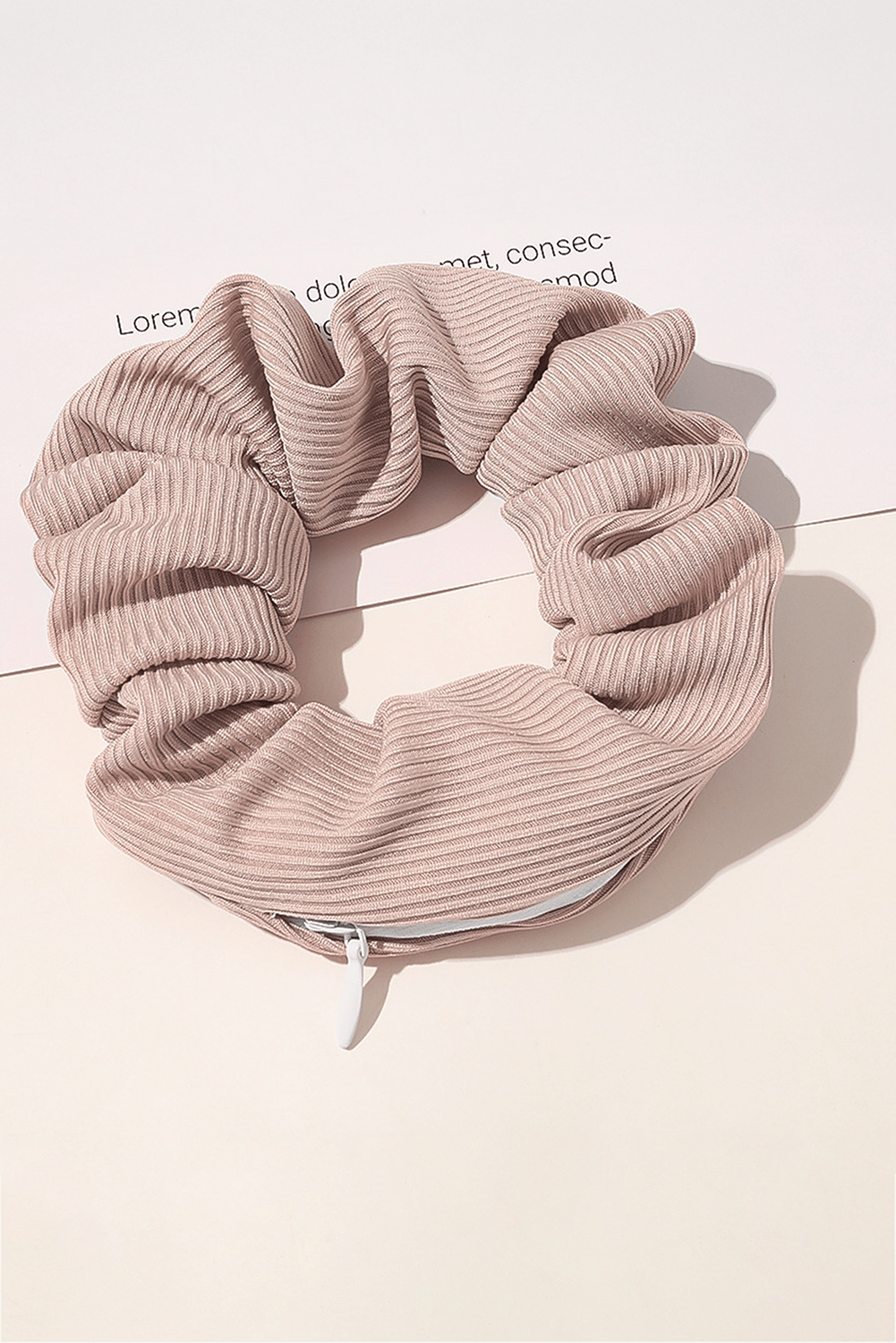 Delicacy Pocket Scrunchie With Hidden Zipper - MAD RUFFI