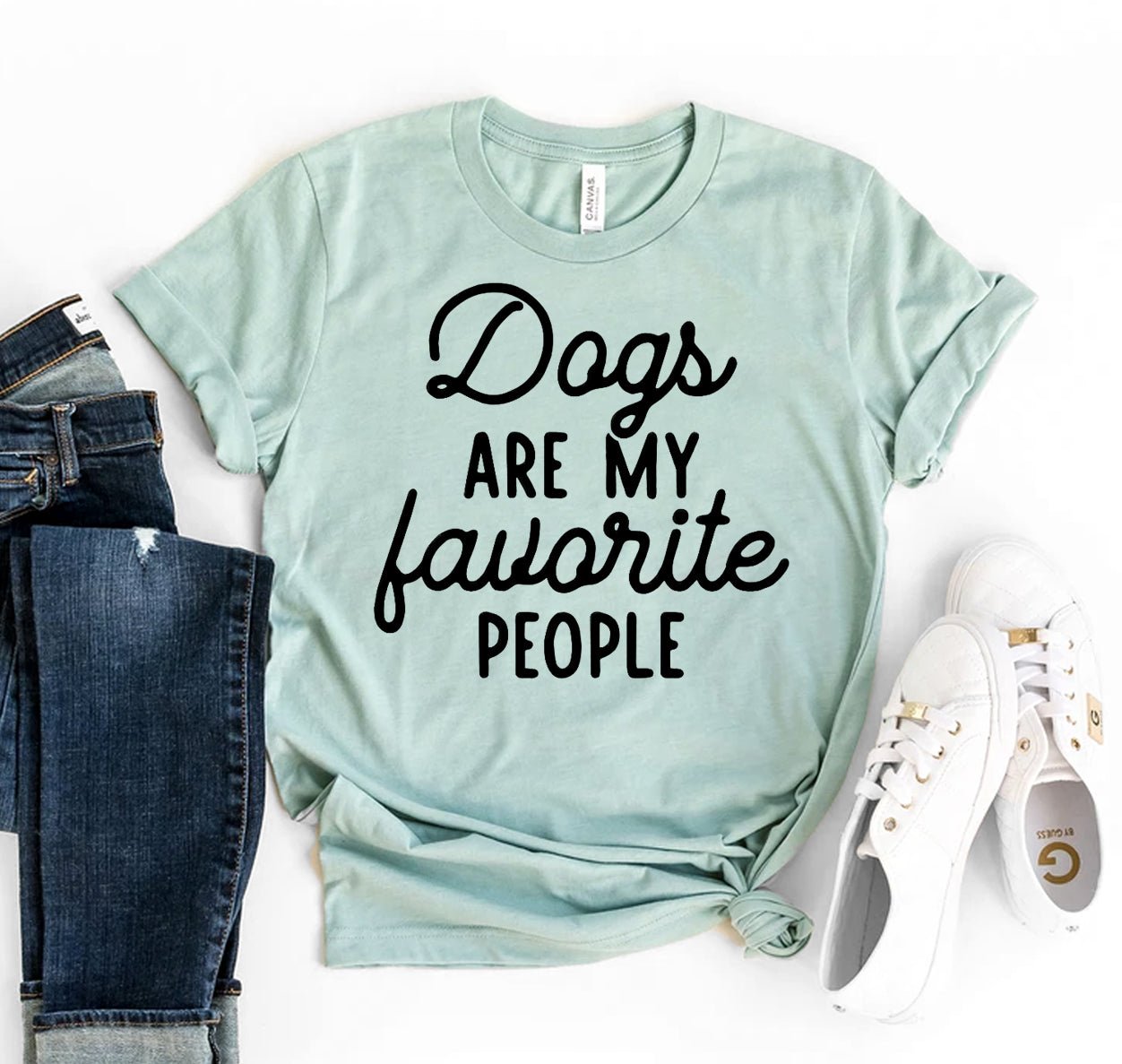 Dogs Are My Favorite People T-shirt - MAD RUFFI