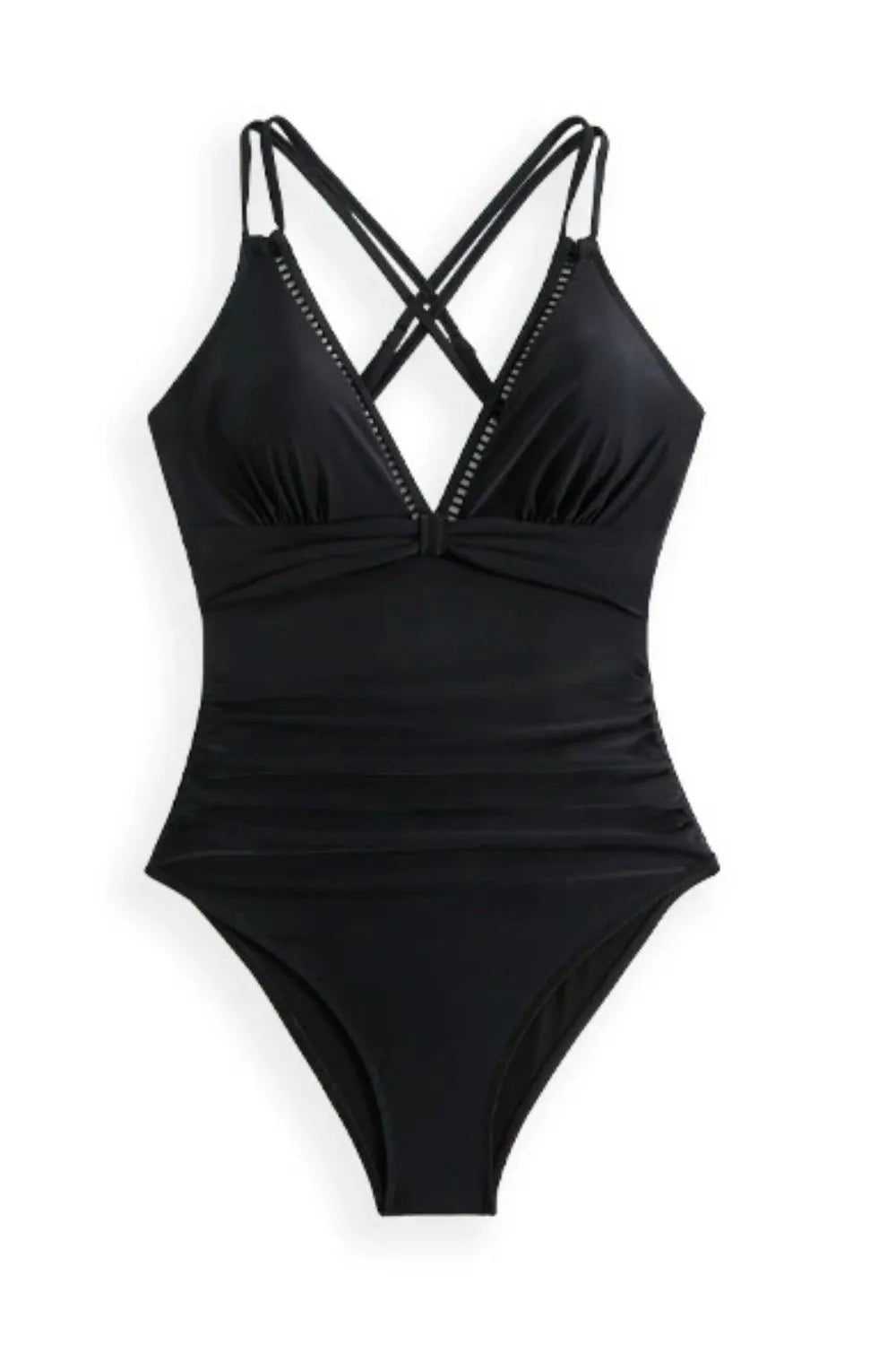 Double Spaghetti Strap One - Piece Swimwear - MAD RUFFI