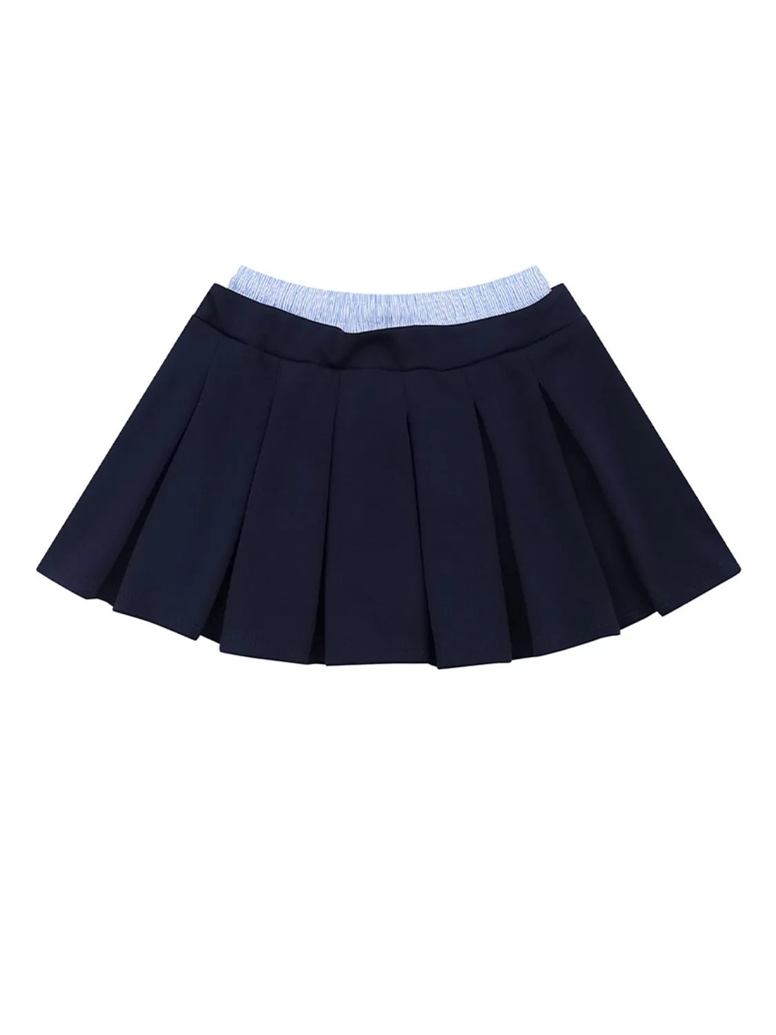 Drawstring Pleated Mini Skirt - MAD RUFFI