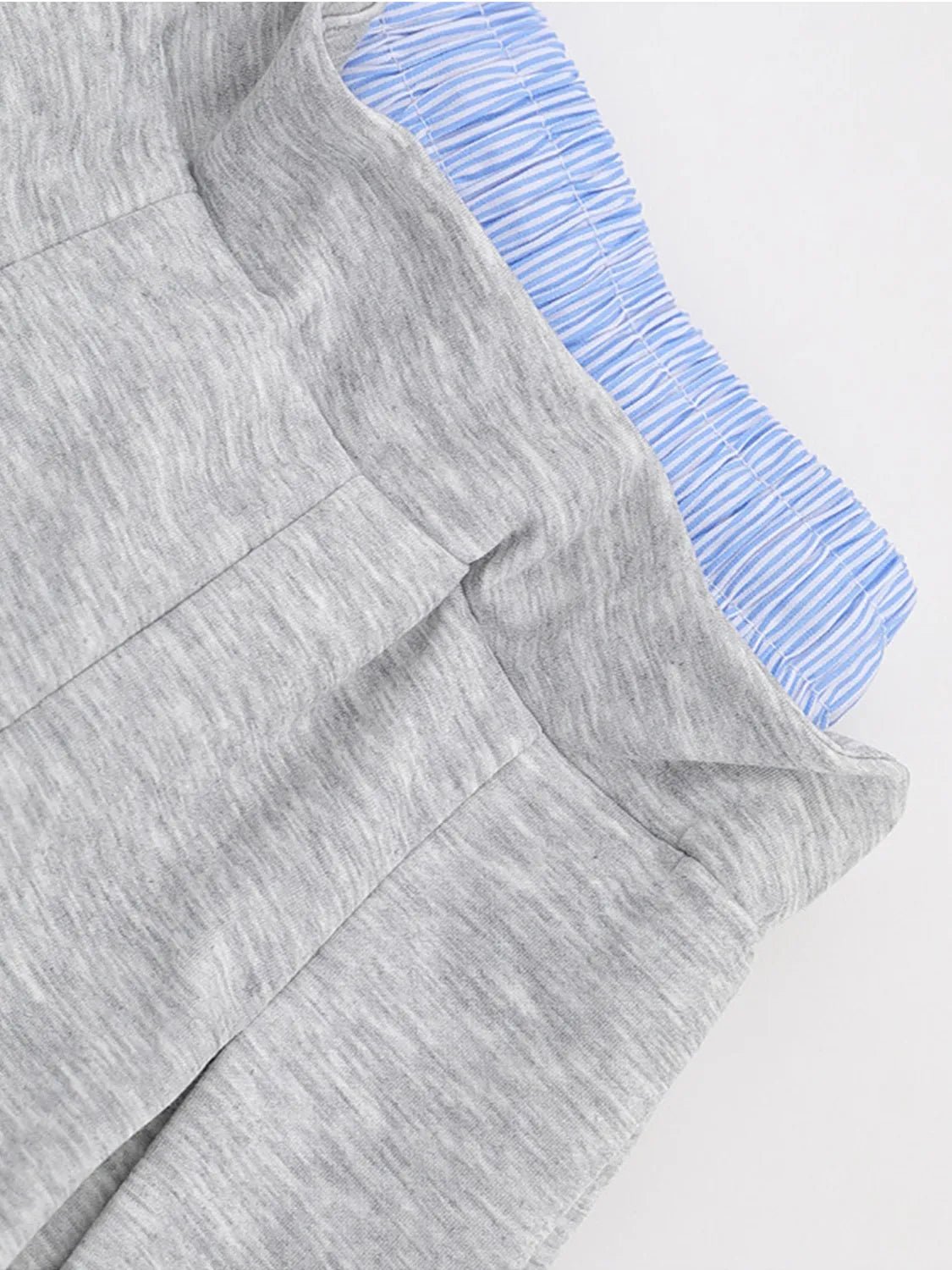 Drawstring Pleated Mini Skirt - MAD RUFFI