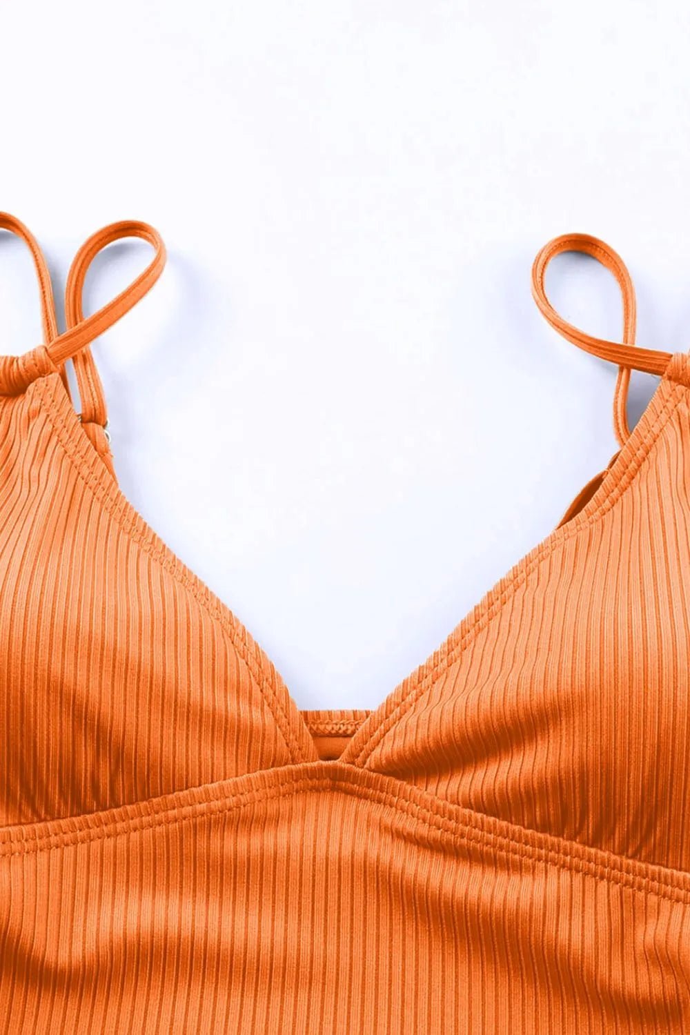 Drawstring Plunge One - Piece Swimwear - MAD RUFFI