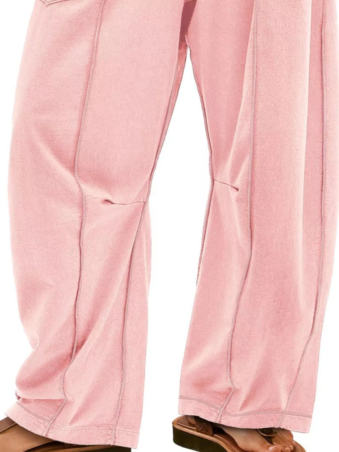 Drawstring Wide Leg Pants - MAD RUFFI