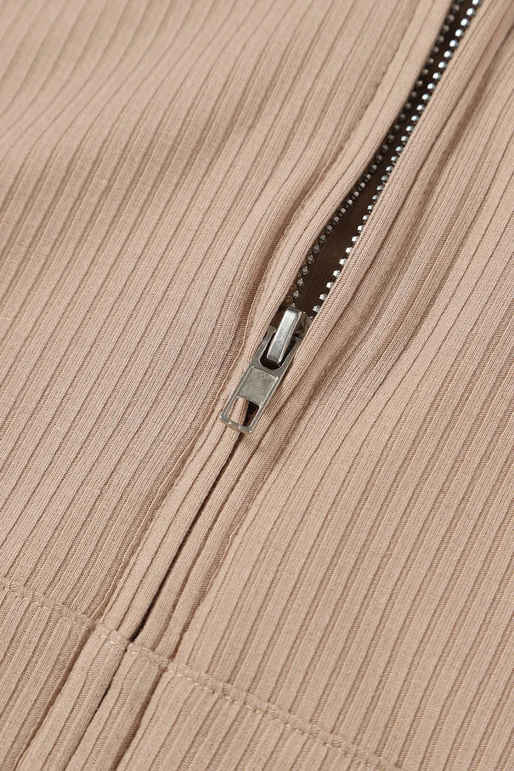 Drawstring Zip Up Hoodie and Pants Active Set - MAD RUFFI