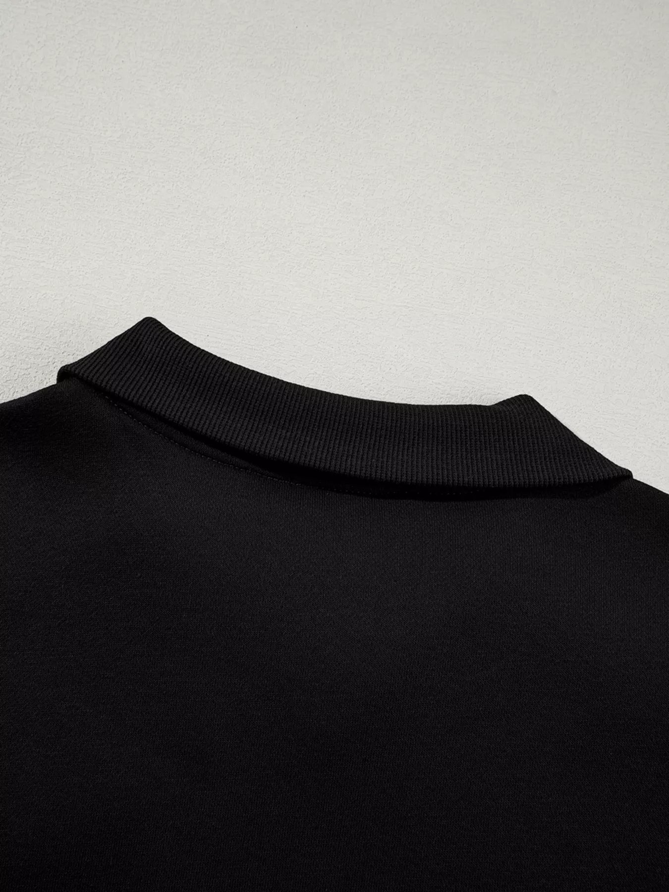 Drop Shoulder Zip Up Jacket and Drawstring Pants Active 2pcs Set - MAD RUFFI