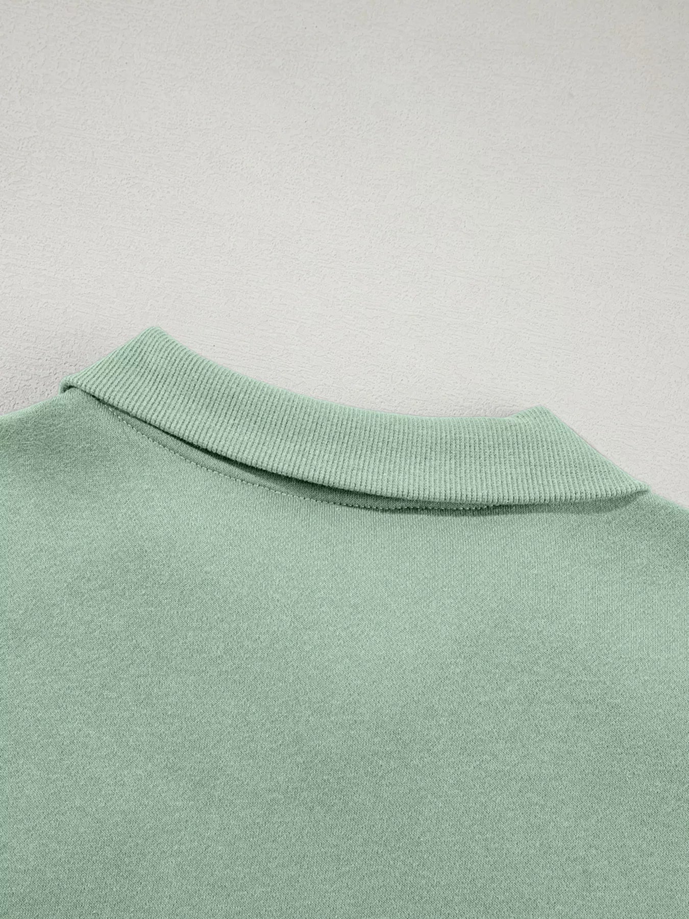 Drop Shoulder Zip Up Jacket and Drawstring Pants Active 2pcs Set - MAD RUFFI