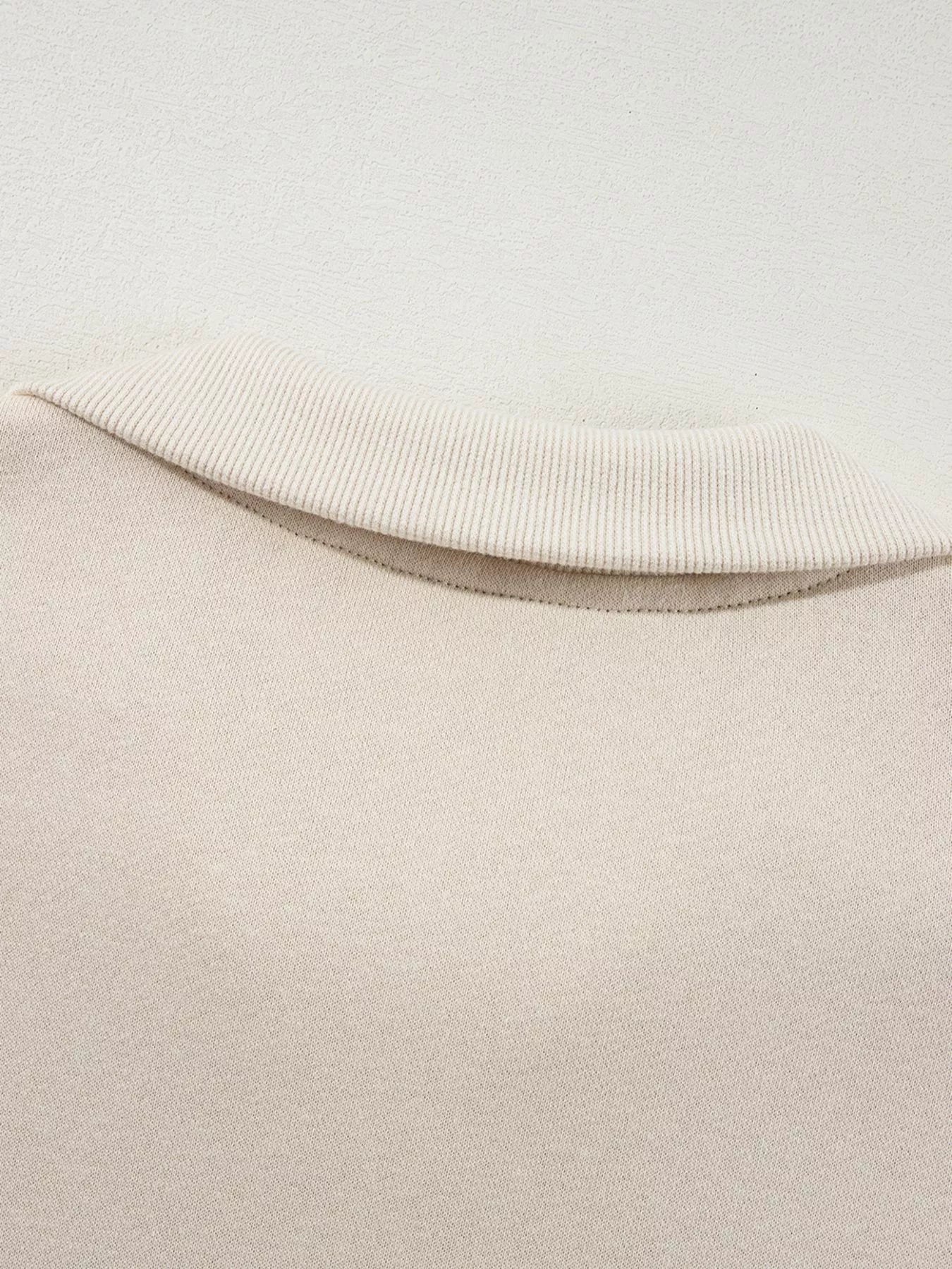 Drop Shoulder Zip Up Jacket and Drawstring Pants Active 2pcs Set - MAD RUFFI