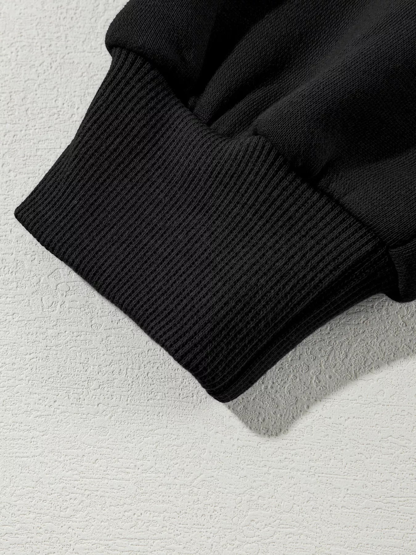 Drop Shoulder Zip Up Jacket and Drawstring Pants Active 2pcs Set - MAD RUFFI