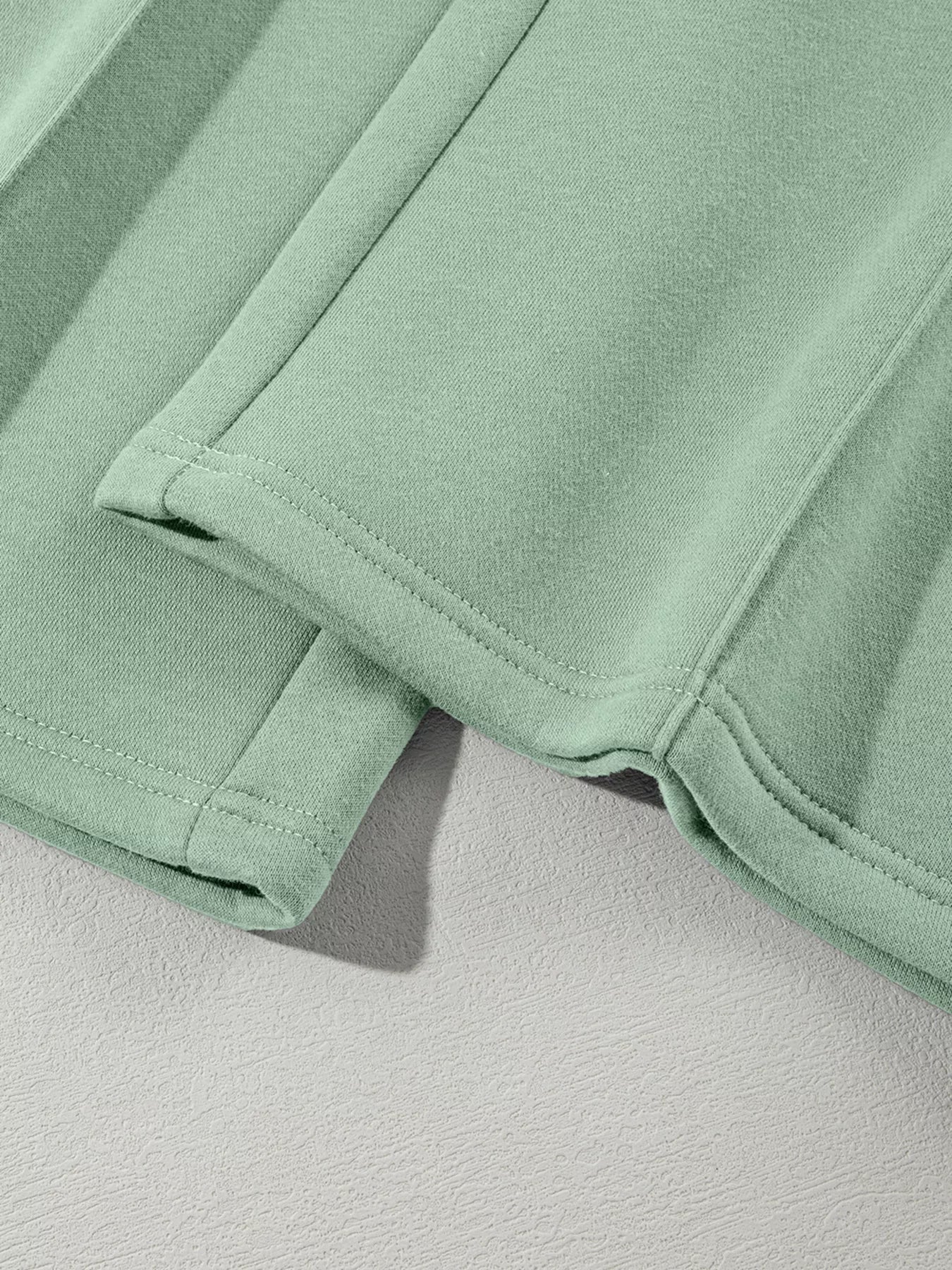 Drop Shoulder Zip Up Jacket and Drawstring Pants Active 2pcs Set - MAD RUFFI