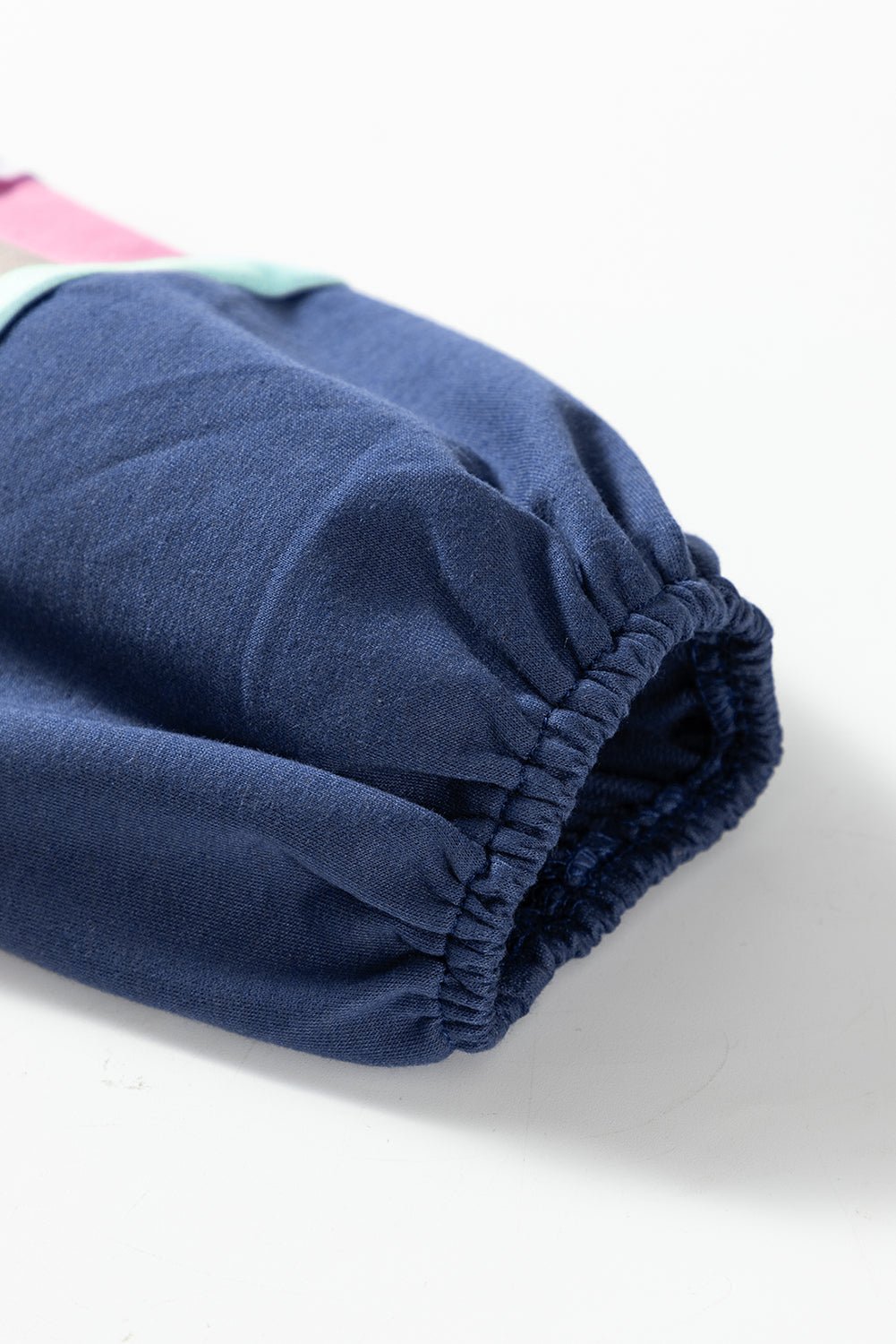 Dune Flower Patchwork Exposed Seam Raglan Sleeve Top - MAD RUFFI