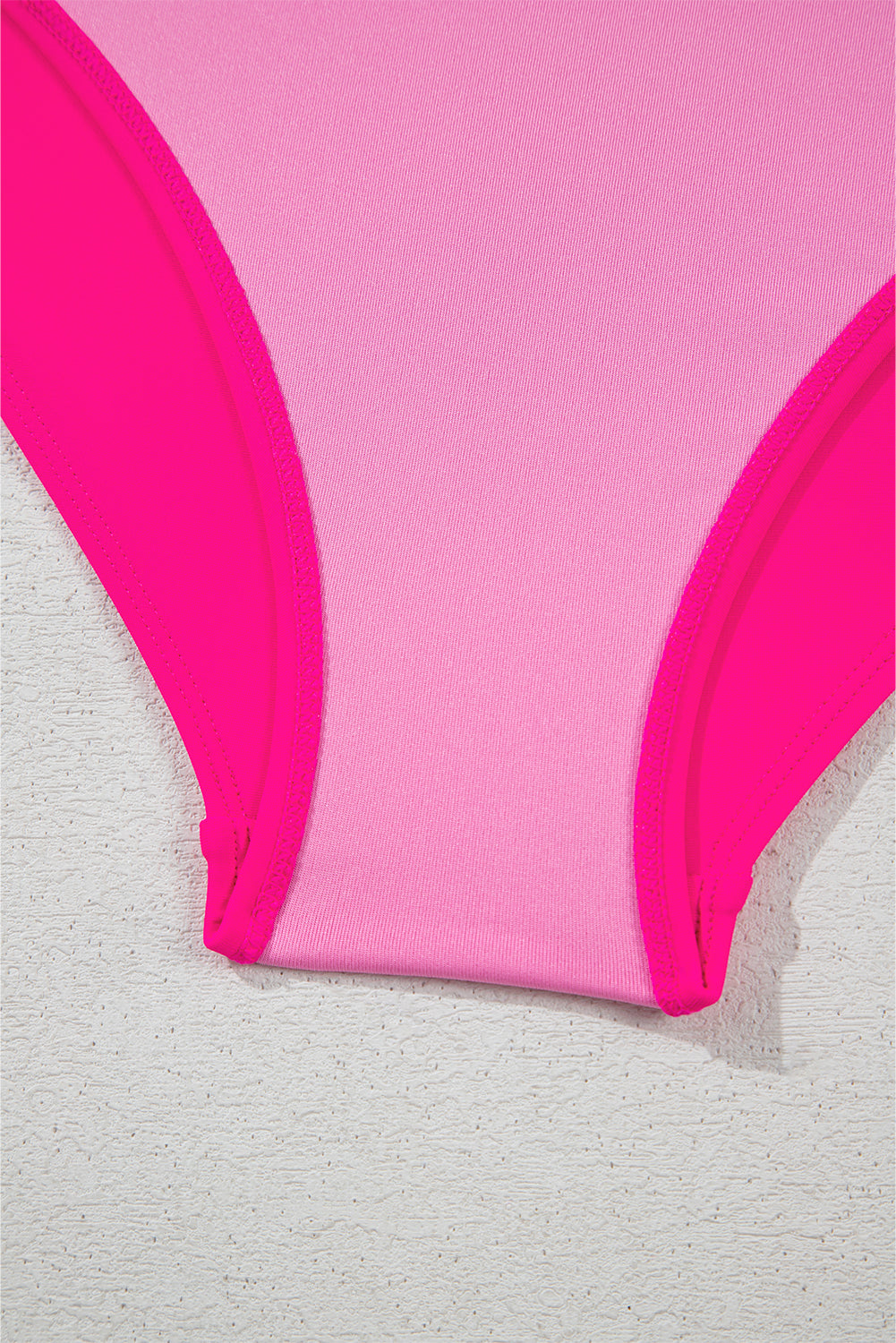 Tankini-Badeanzug mit Leopardenmuster und seitlichem Kordelzug in Rosa