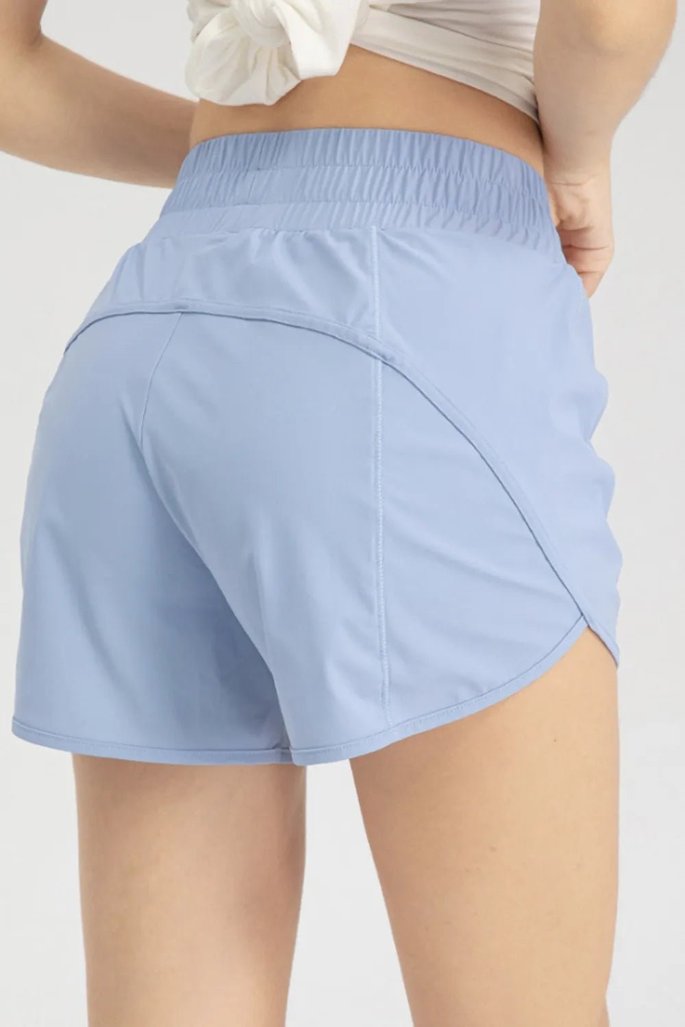 Elastic Waist Active Shorts - MAD RUFFI