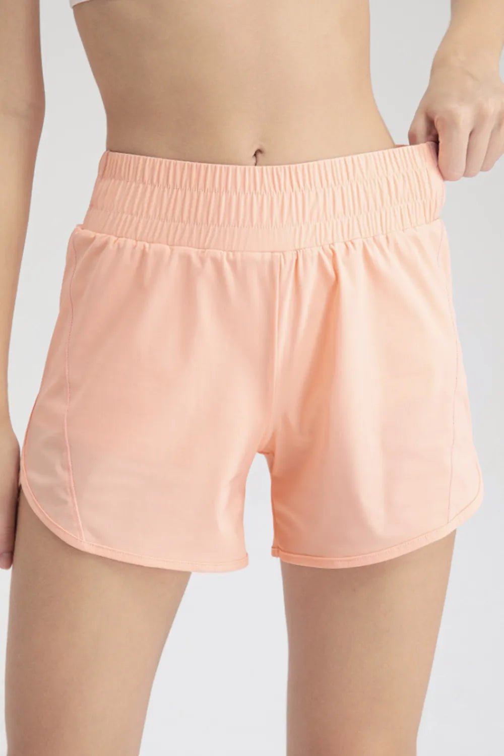 Elastic Waist Active Shorts - MAD RUFFI
