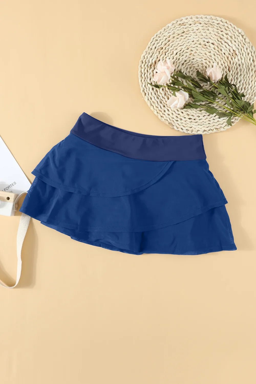 Elastic Waist Swim Skirt - MAD RUFFI