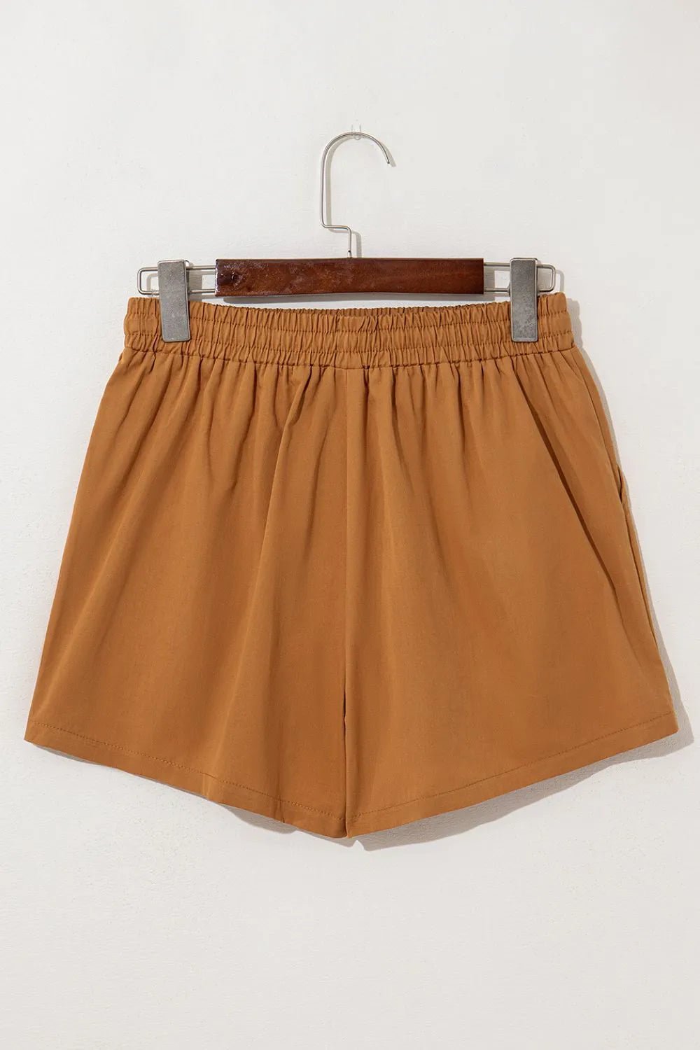 Embroidered Boho Tasseled Drawstring Elastic Waist Casual Shorts - MAD RUFFI