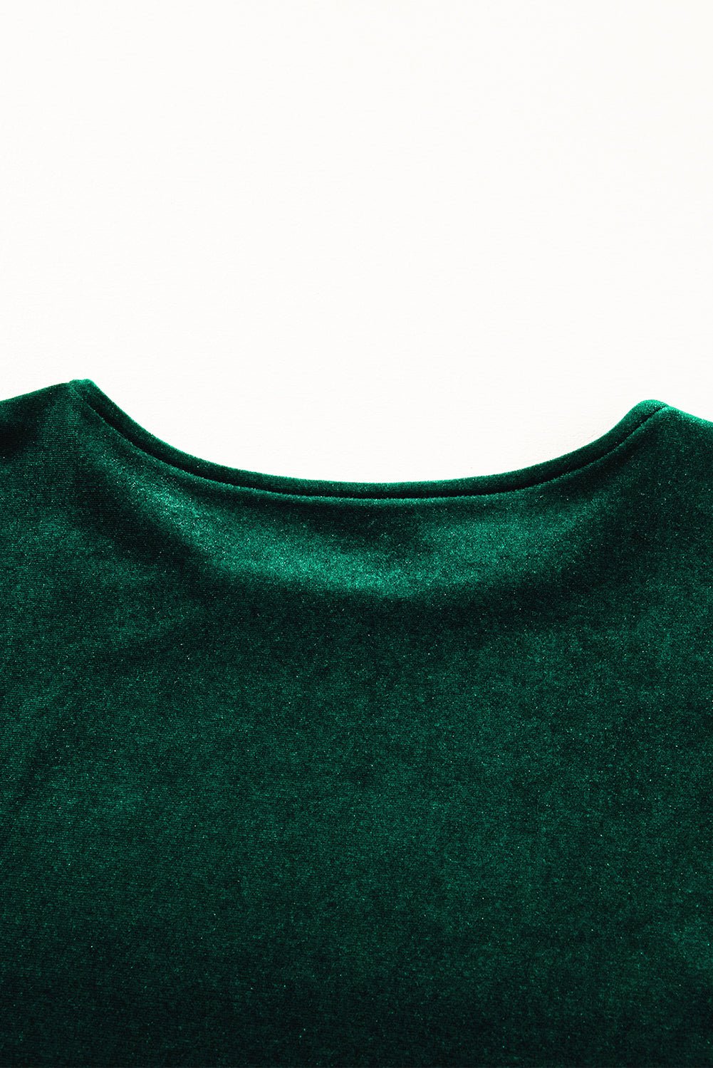 Evergreen Sequin Puff Sleeve High Waist Tiered Velvet Mini Dress - MAD RUFFI