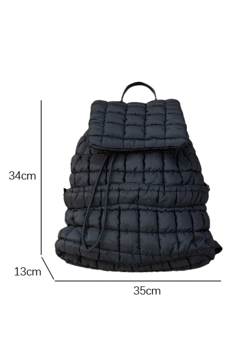 Backpack Puffer Puffer Flatted Cake Solid Ablass