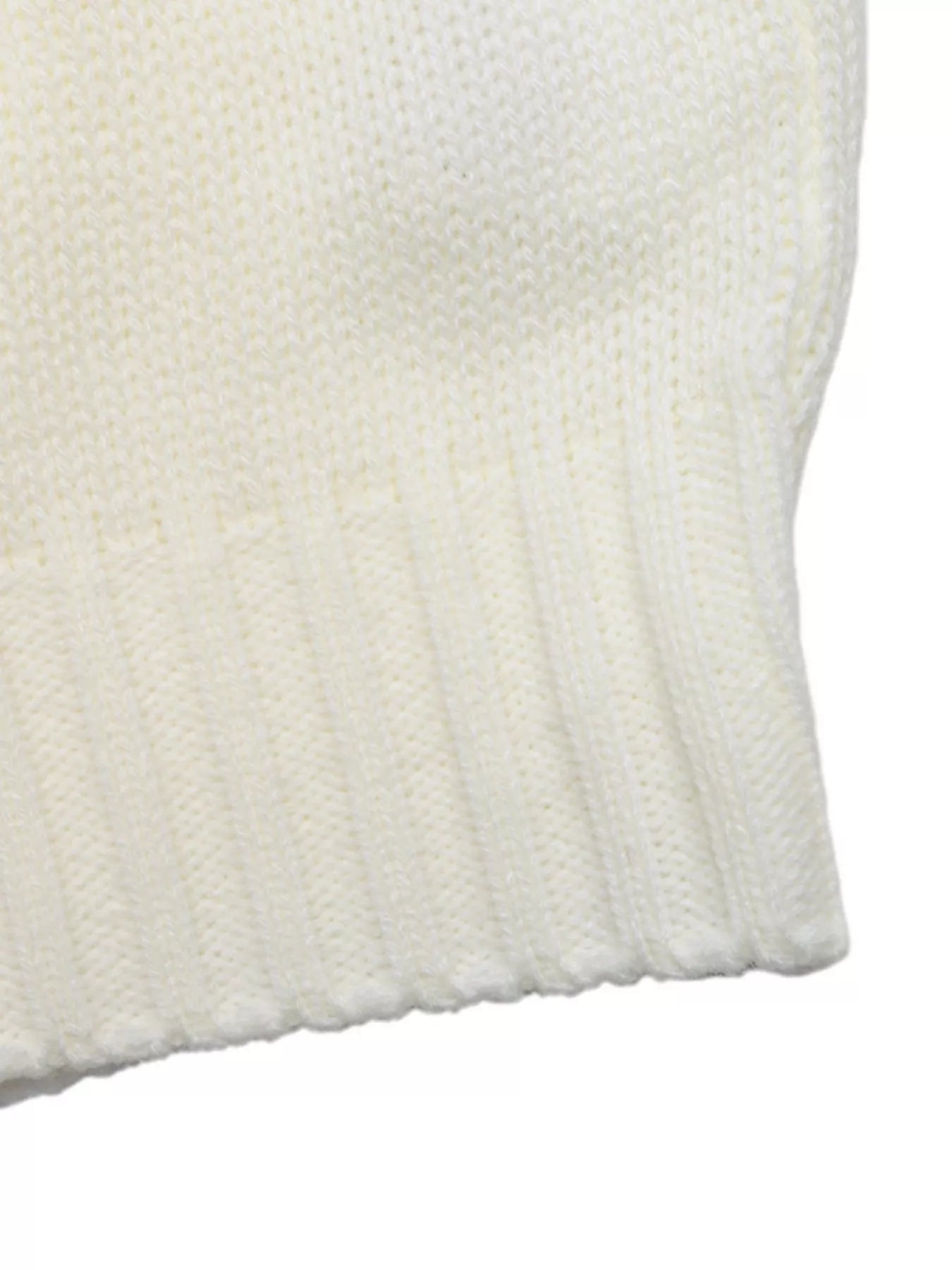 Fair Isle Pattern Round Neck Sweater - MAD RUFFI