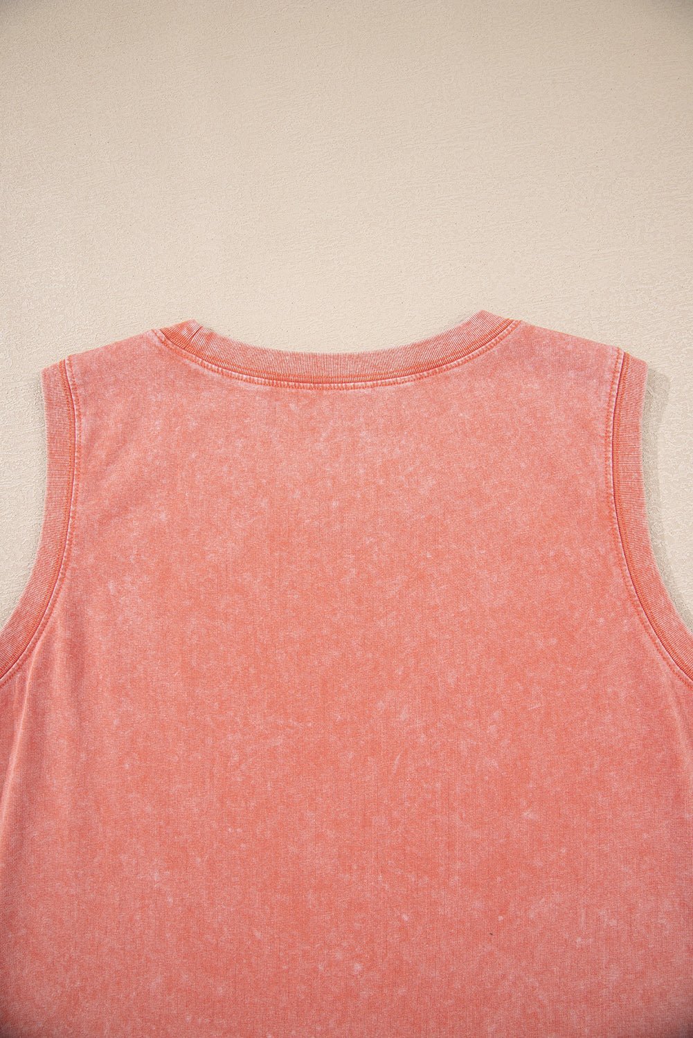 Flamingo Mineral Wash Pocket Tank Mini Dress - MAD RUFFI