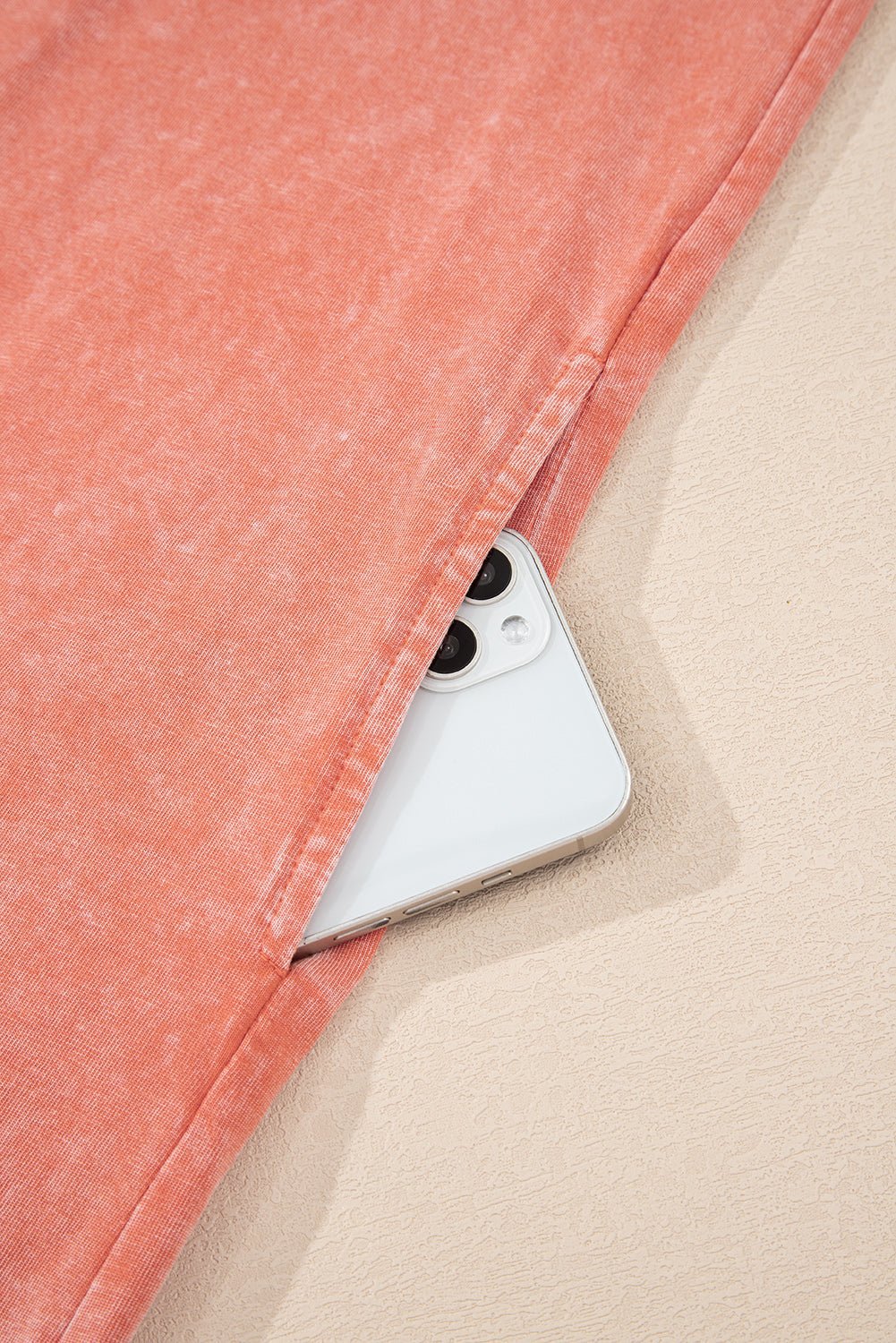 Flamingo Mineral Wash Pocket Tank Mini Dress - MAD RUFFI