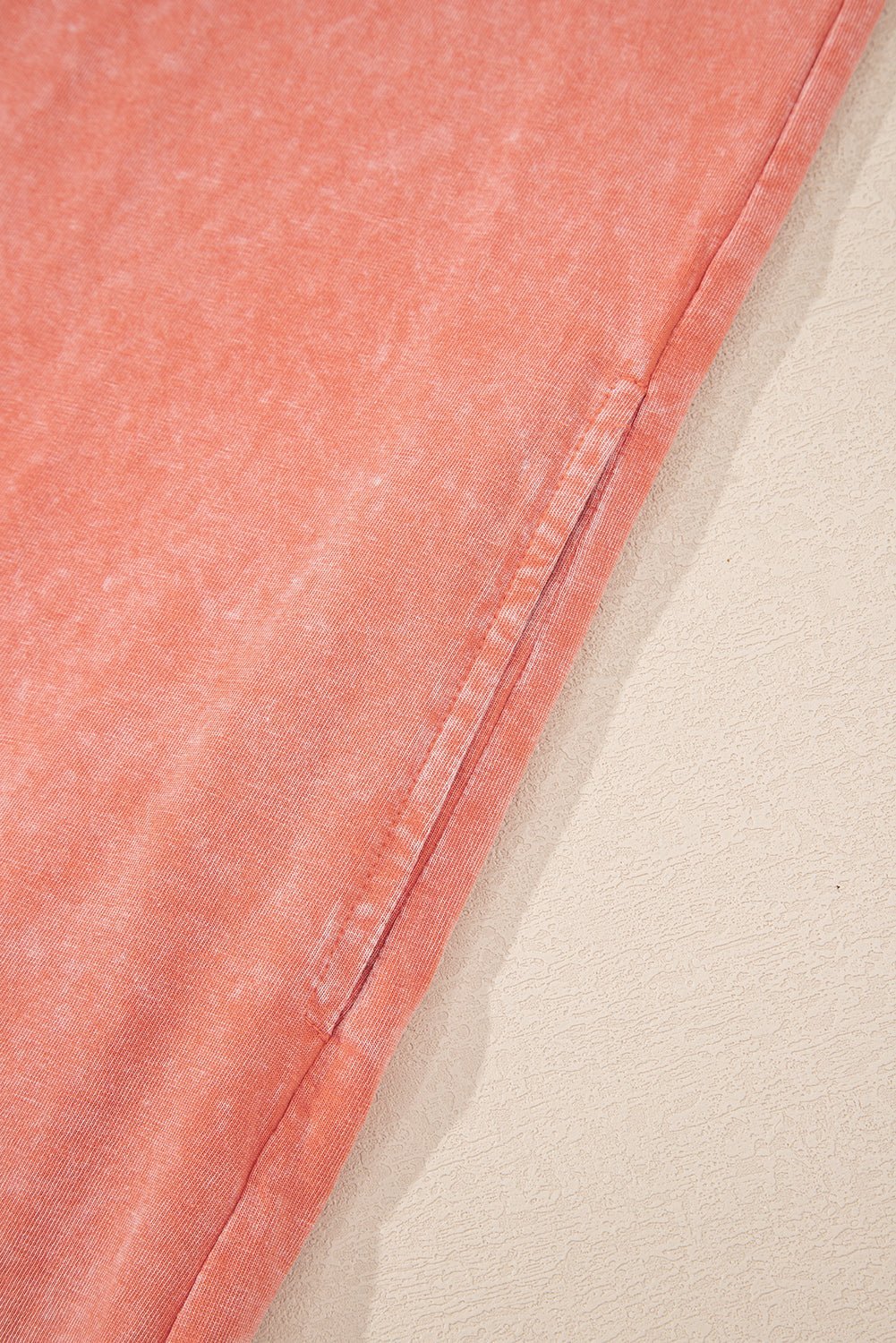 Flamingo Mineral Wash Pocket Tank Mini Dress - MAD RUFFI