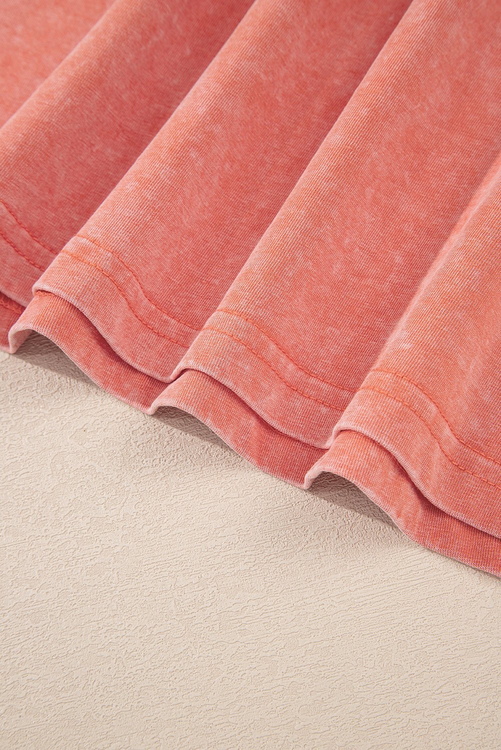 Flamingo Mineral Wash Pocket Tank Mini Dress - MAD RUFFI