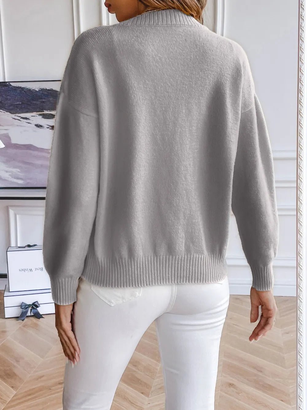 Floral Button Up Cardigan - MAD RUFFI