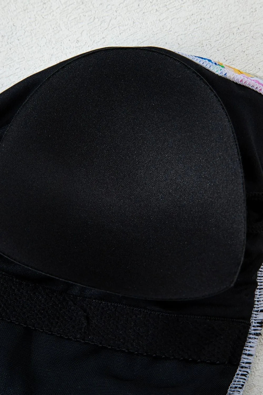 Floral Gingham Halter Neck Drawstring One Piece Swimwear - MAD RUFFI