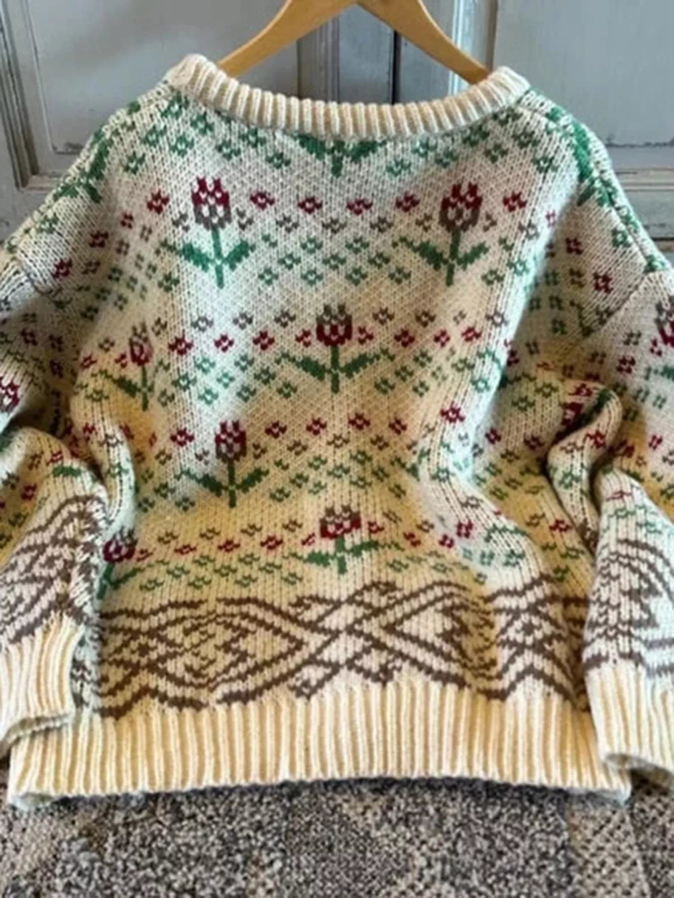 Floral Pattern Button - Up Cardigan - MAD RUFFI