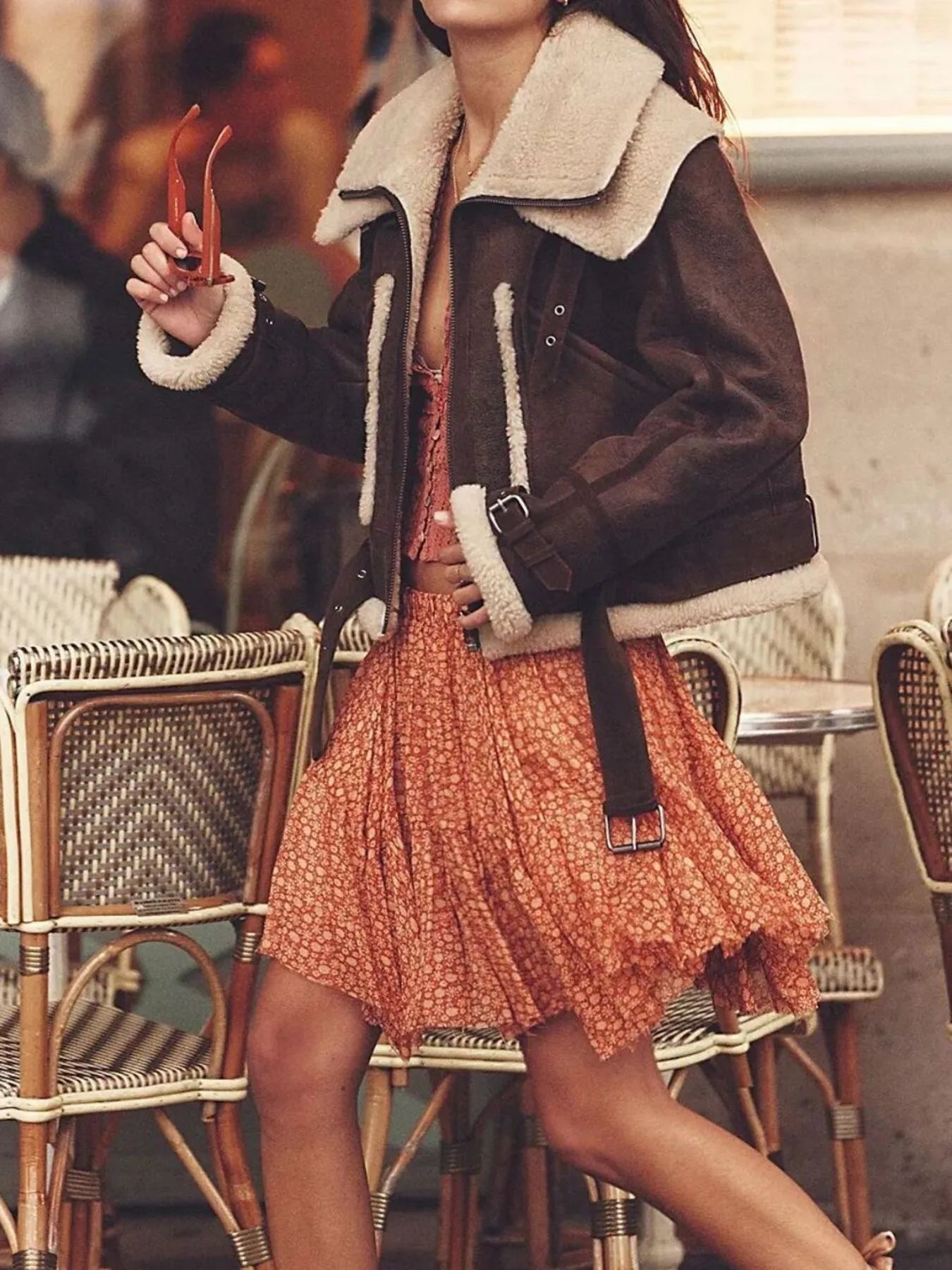 Floral Print Mini Skirt - MAD RUFFI