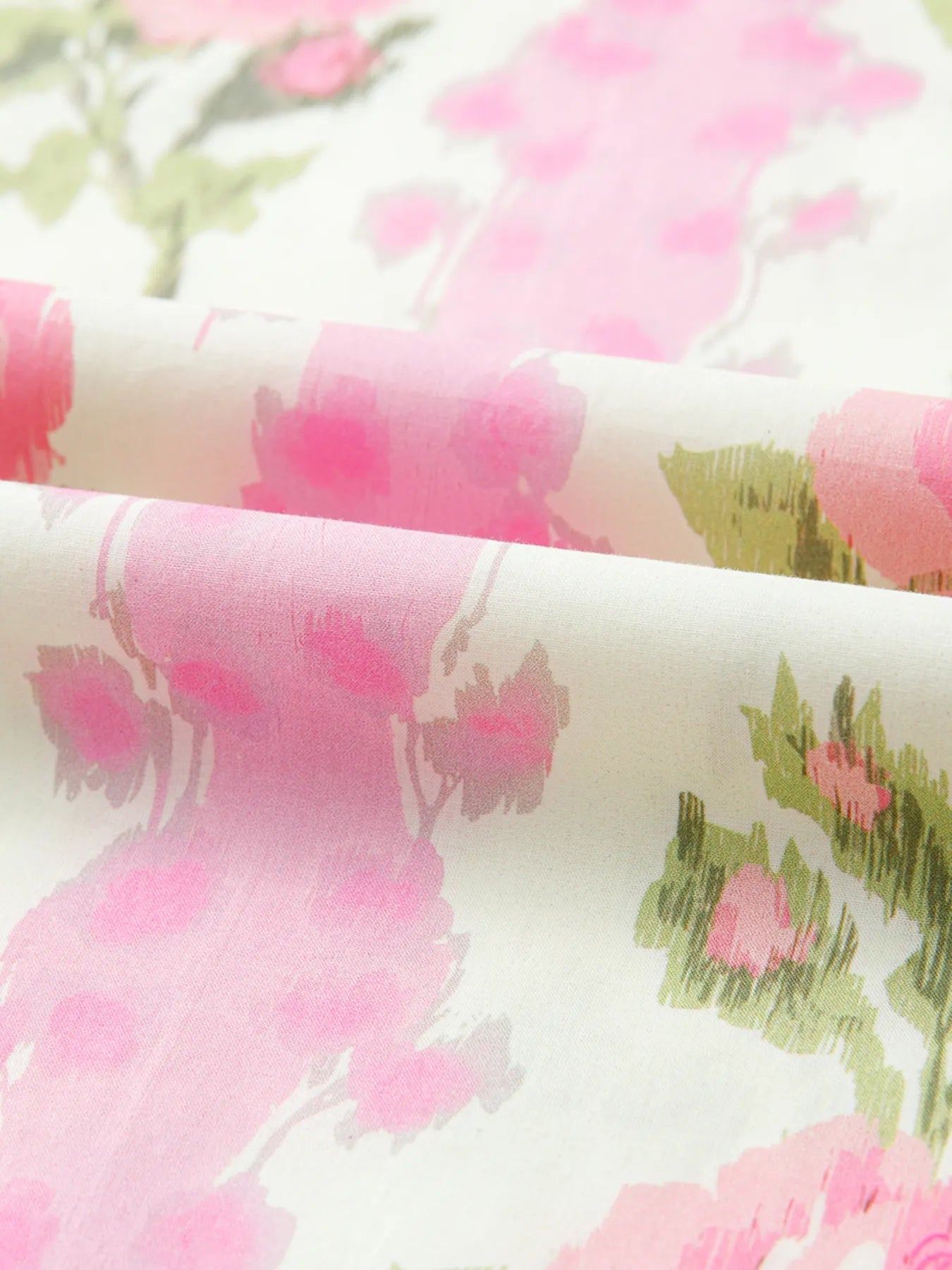 Floral Print Ruffled Sleeve Blouse - MAD RUFFI