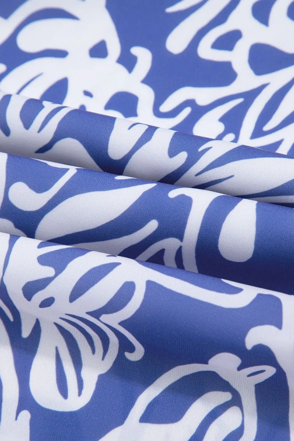 Floral Print Spaghetti Strap High Waist Dress - MAD RUFFI