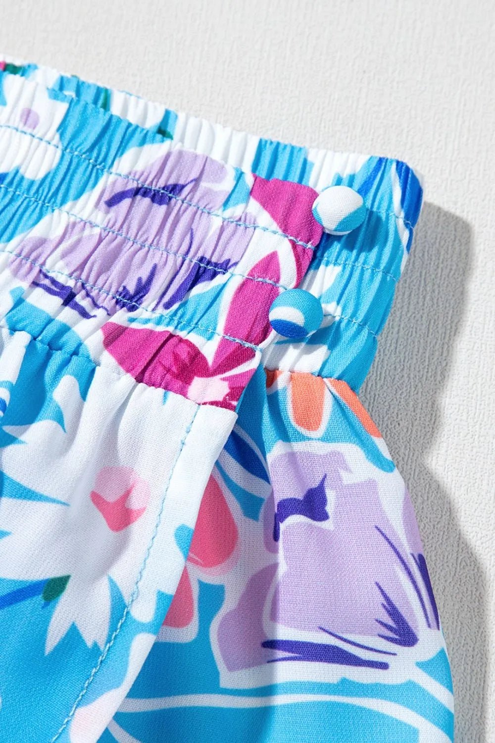 Floral Printed High Waist Split Skirt - MAD RUFFI