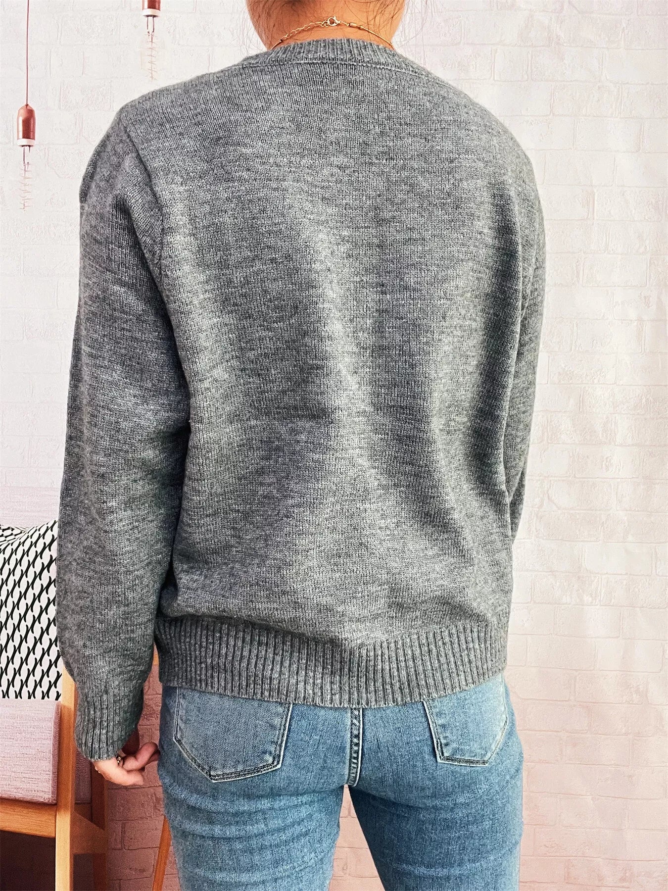 Floral Ribbed Hem Tie Front Cardigan - MAD RUFFI