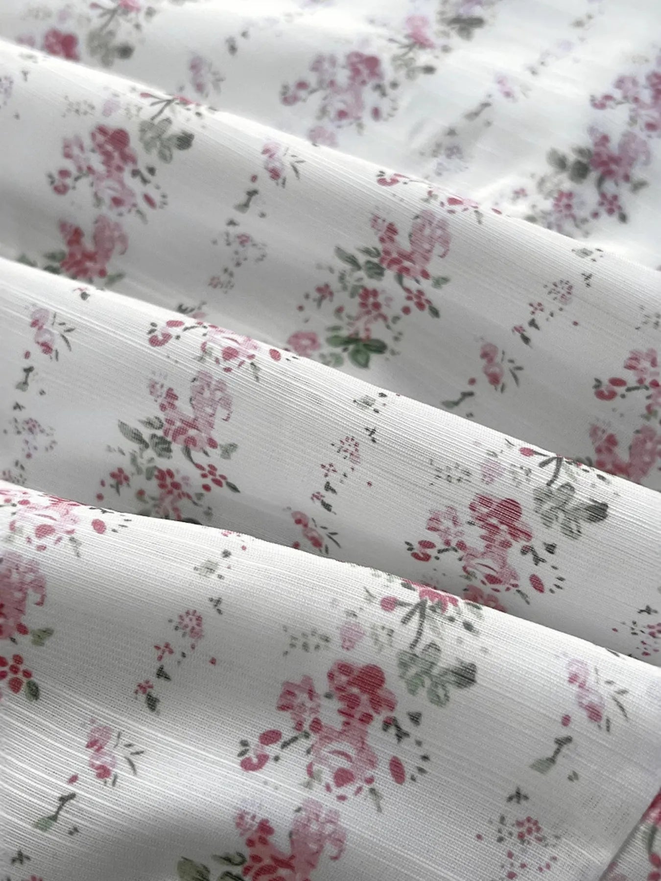 Floral Tie - Front Deep V - Neck Mini Dress - MAD RUFFI