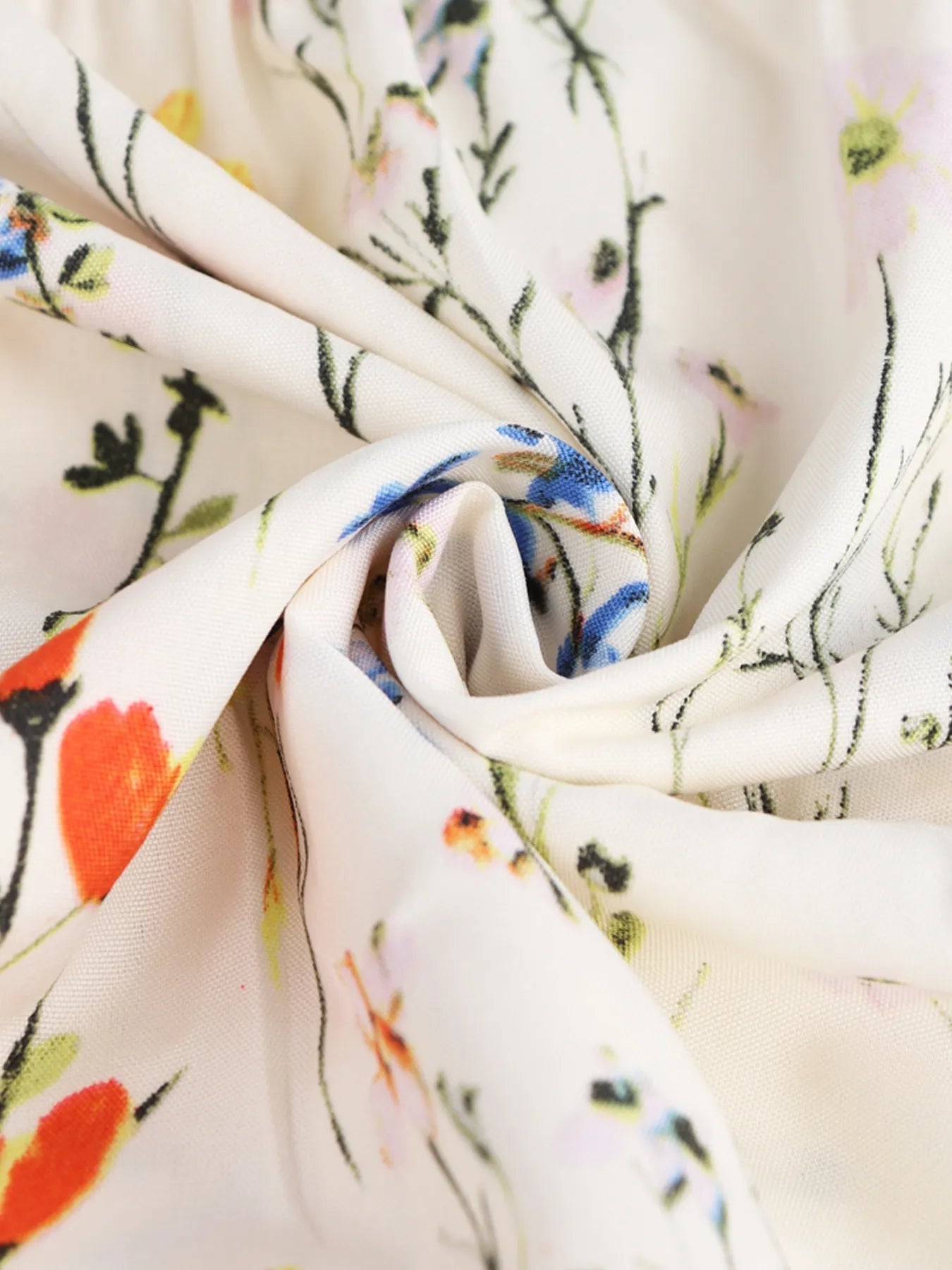 Floral Tiered Maxi Skirt - MAD RUFFI