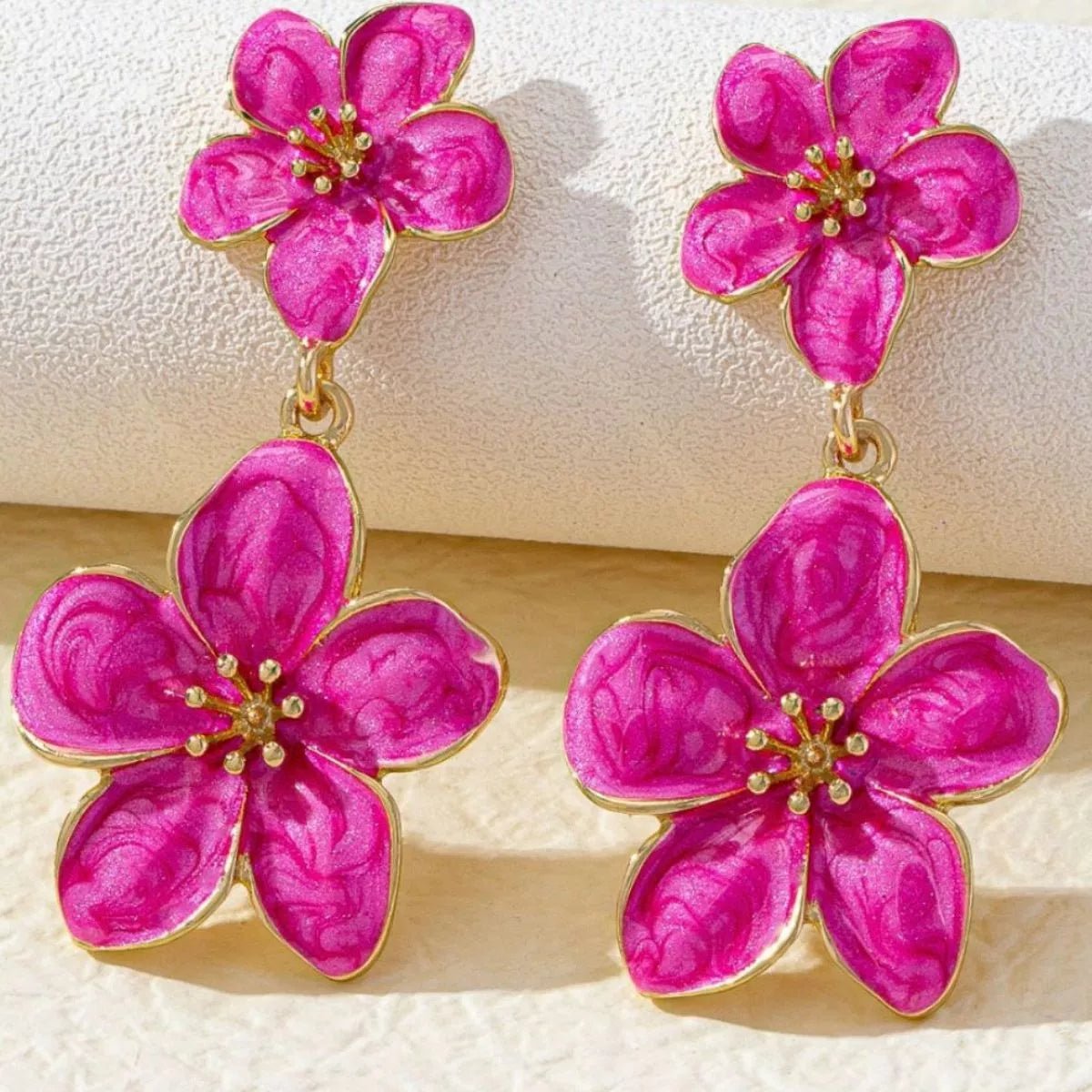 Flower Dangle Earrings - MAD RUFFI