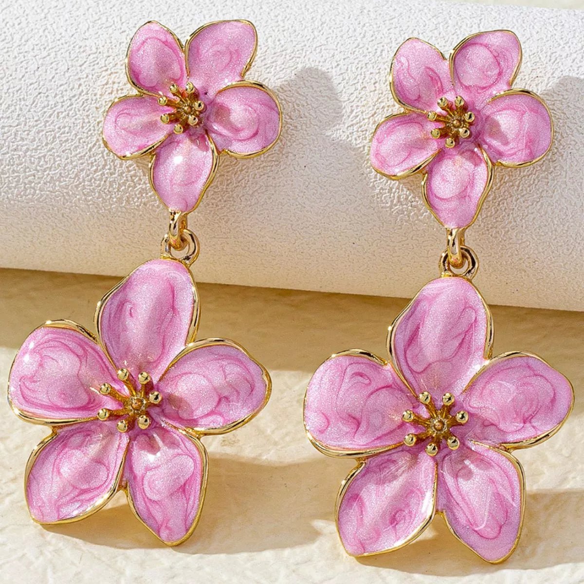 Flower Dangle Earrings - MAD RUFFI