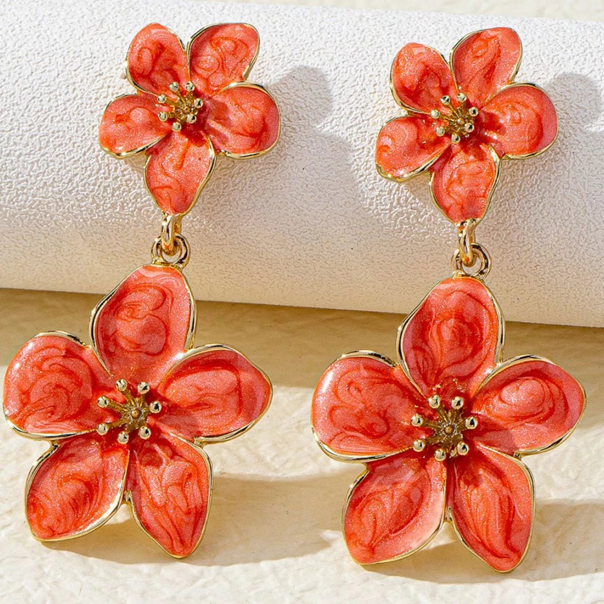 Flower Dangle Earrings - MAD RUFFI