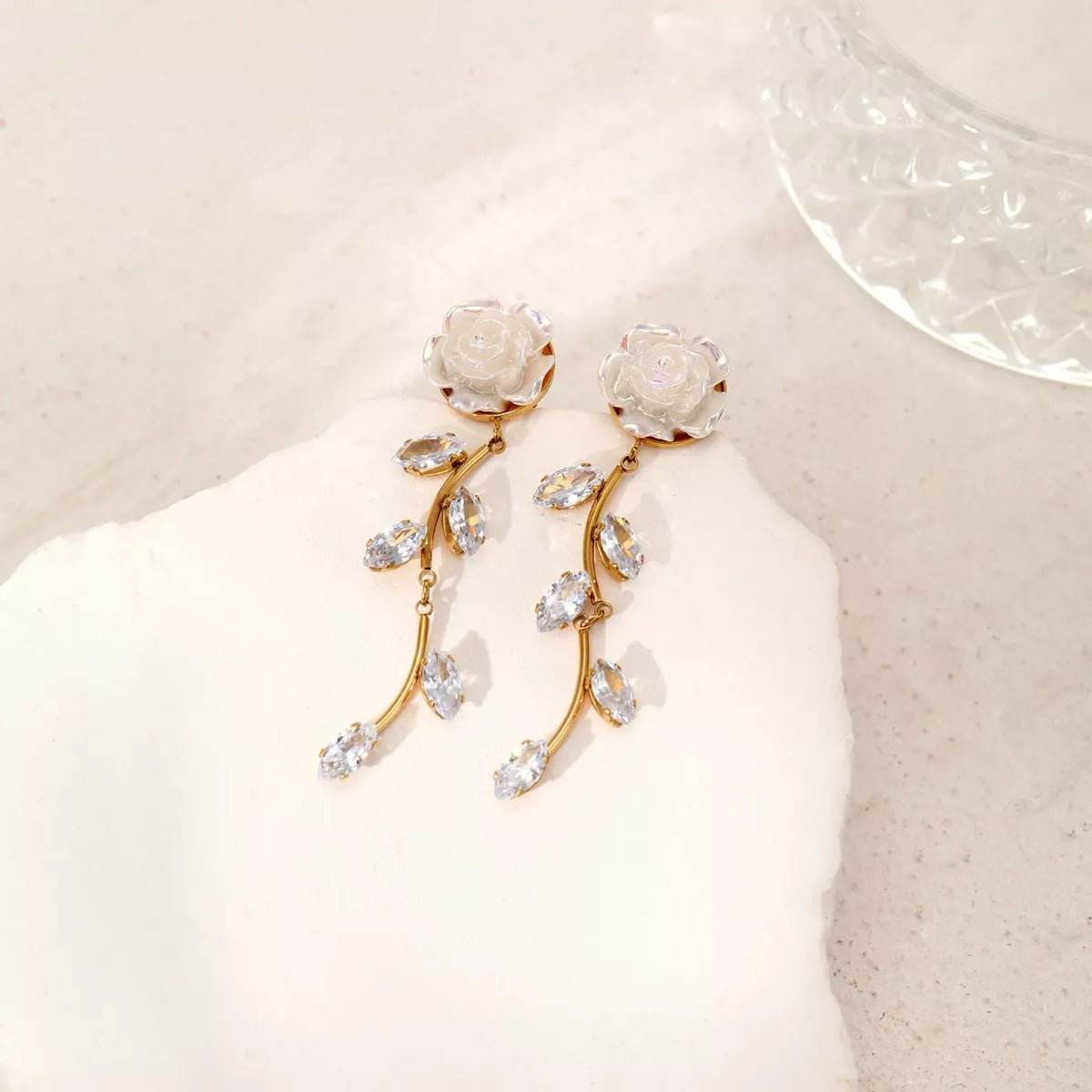 Flower Drop Earrings - MAD RUFFI