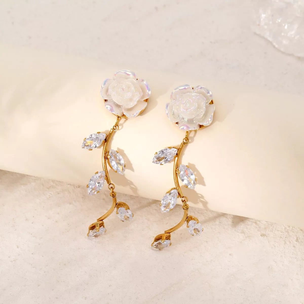 Flower Drop Earrings - MAD RUFFI