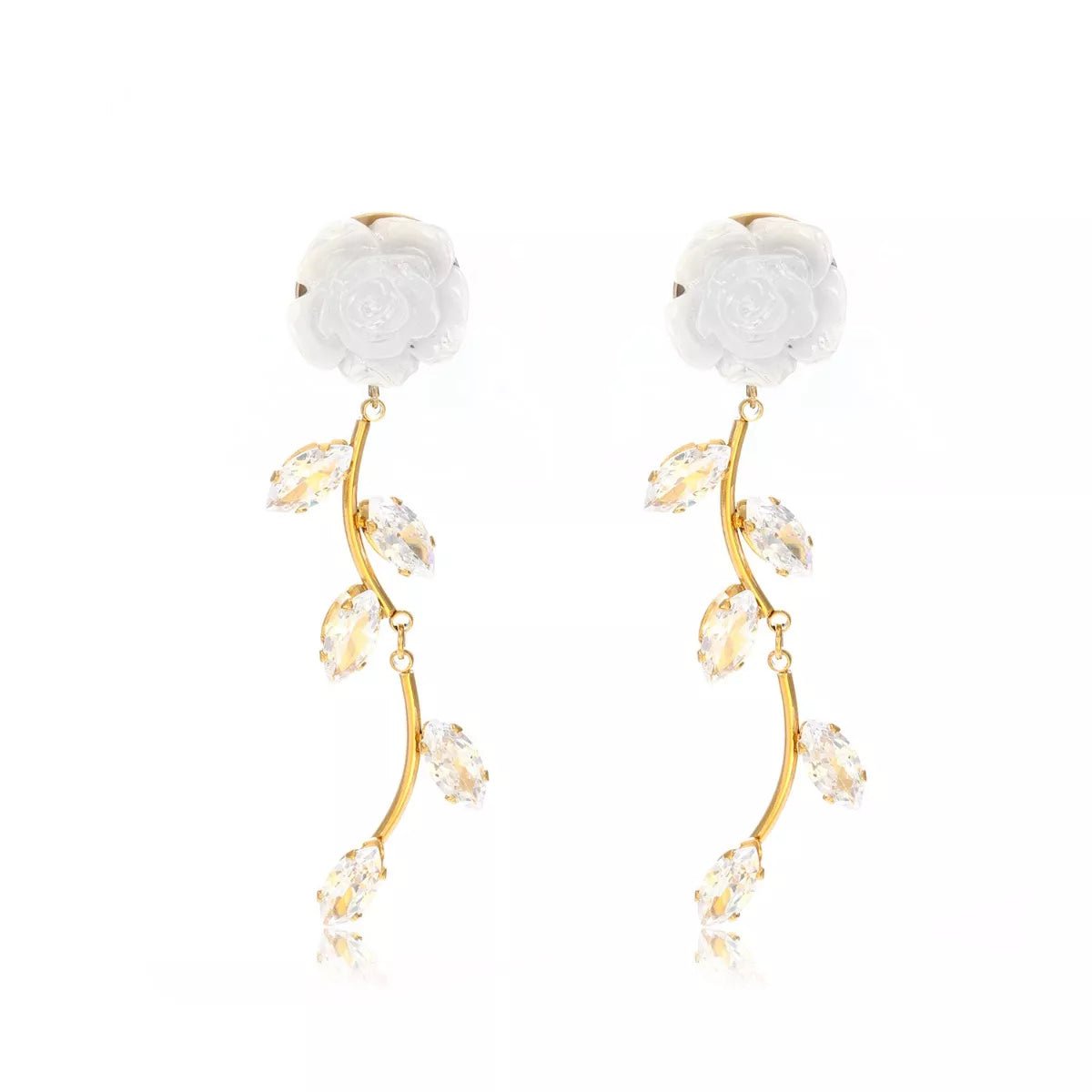 Flower Drop Earrings - MAD RUFFI
