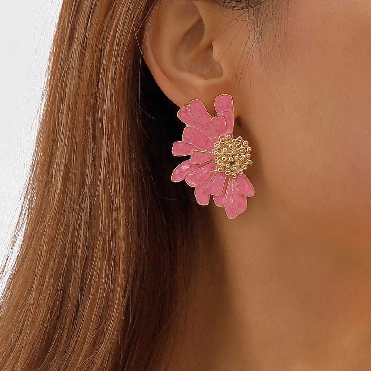 Flower Stud Earrings - MAD RUFFI