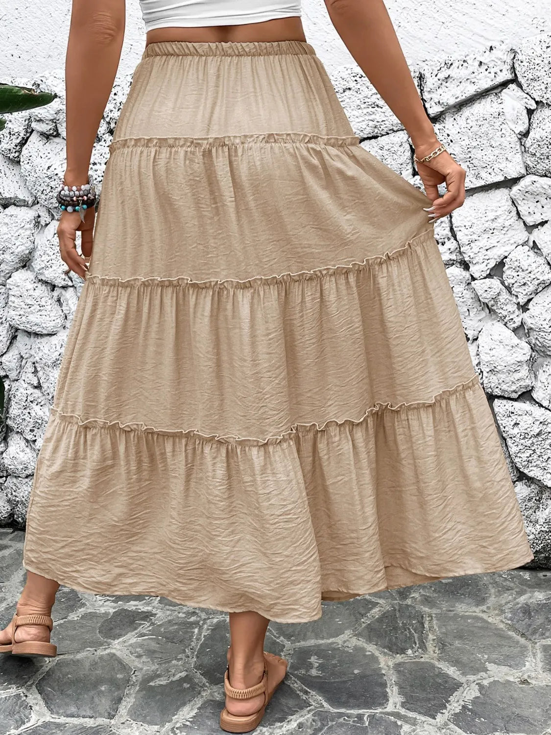 Frill Tiered Skirt - MAD RUFFI